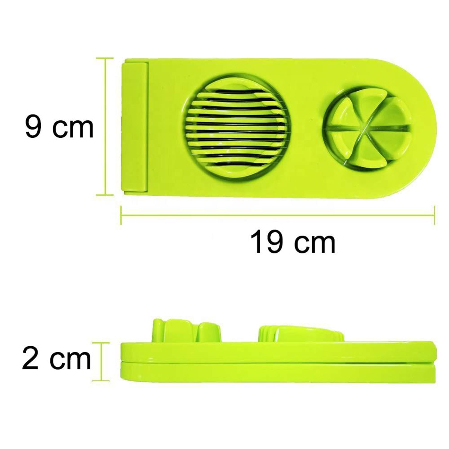 Egg slicer with stainless steel wire, ideal for uniform slices Egg slicer with stainless steel wire, ideal for uniform slices